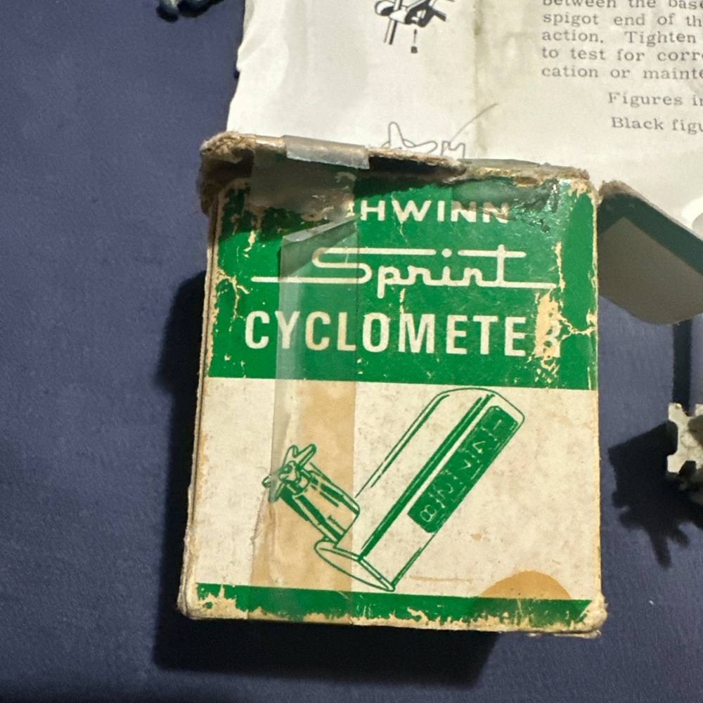 Schwinn Sprint Cyclometer with box and instructions